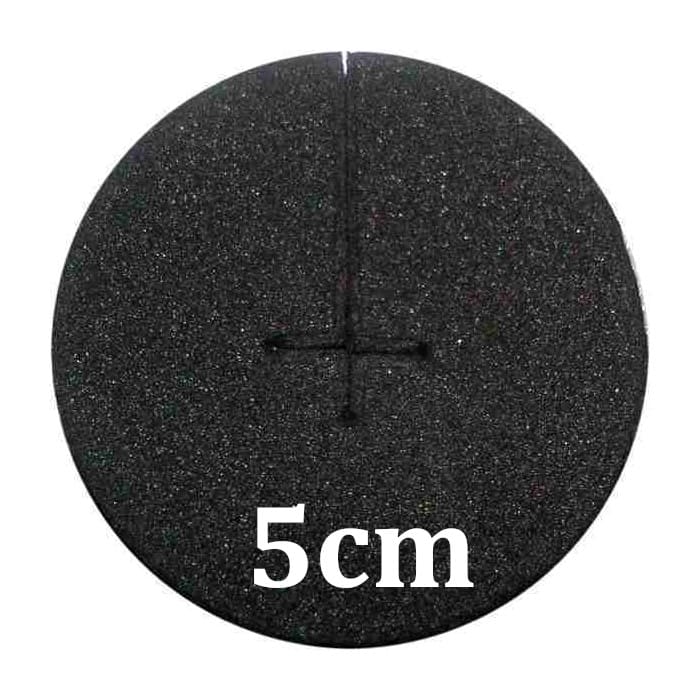 Neoprendisk Ø5cm schwarz
