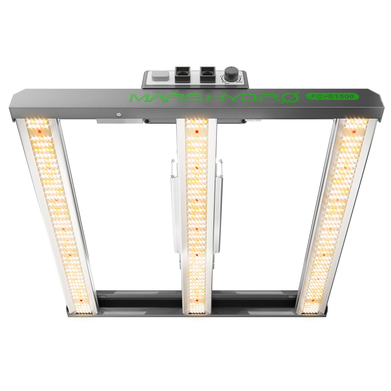 Mars Hydro Smart Dimmable FC-E1500 Bridgelux 150W LED Grow Lampe Vollspektrum für 80x80cm Grow-Zelt 1-3 Pflanzen